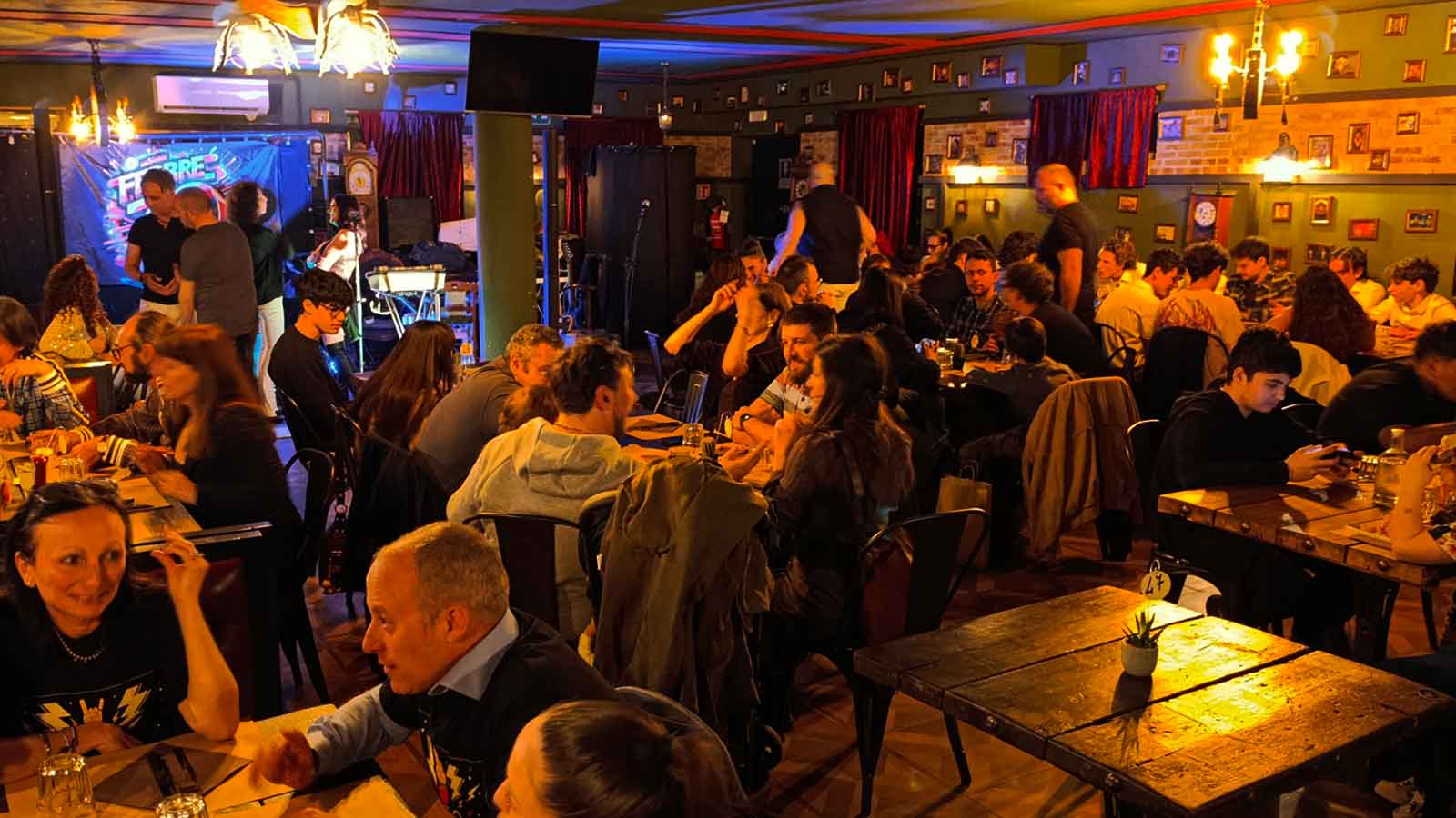 Dettaglio sala live Loggia Music Club